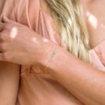 Chrysoprase Gemstone Faceted Bead Bar Bracelet thegreencrystal