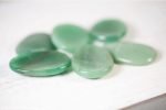 Green aventurine chakra worry stone