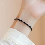 Black spinel bracelet