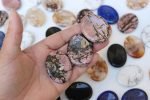 best crystals for self forgiveness: rhodonite worry stone