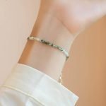 adjustable Green Phantom Quartz Bracelets