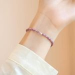 Healing Purple Mica Bracelet Anxiety Relief Gifts