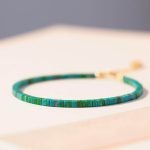 Healing Turquoise Bracelet Anxiety Relief Gifts Energy Protection Bracelet Boho Beach Bracelet