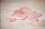 Rose quartz chakra worry stone