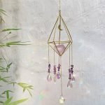 Amethyst Crystal Suncatcher