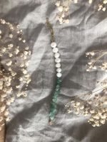 Trending Aventurine Splinter Gemstone Bracelet with Freshwater Pearls