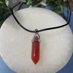 carnelian crystal necklace real carnelian necklace