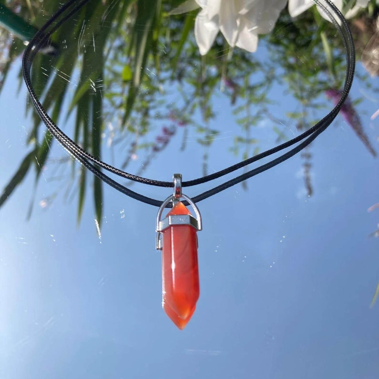 Avery Necklace - Carnelian main image 1
