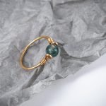 Fidget Moss Agate Ring