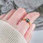 Fidget Moss Agate Ring