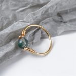 Fidget Moss Agate Ring