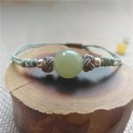 Hetian jade bracelet Braided jade bracelet thegreencrystal