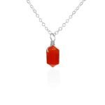 carnelian necklace real