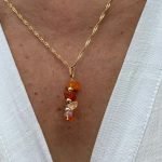 Natural Carnelian Pendant Necklace