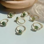 moss agate rings