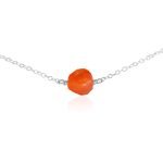 Raw Carnelian Crystal Necklace