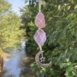 Raw Crystal Car Charm style 3