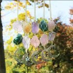 Raw Crystal Car Charm