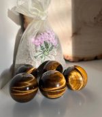 Tiger Eye Crystal Ball Carved Tiger Eye Crystal Ball