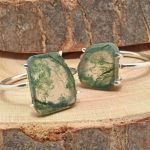 Uncut Moss Agate Ring