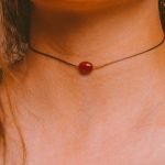 carnelian stone necklace