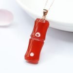 Carnelian Vertical Bar Necklace