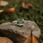 Moss Agate Ring Moss Agate Jewelry