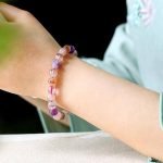 Handmade Super Seven Beaded Gemstone Bracelet