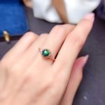 real black opal ring thegreencrystal