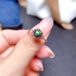 black fire opal rings thegreencrystal