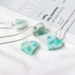 Blue Calcite Crystals Necklace