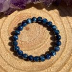 8mm Blue Kyanite beaded Bracelet
