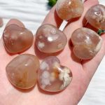 Flower Agate Heart