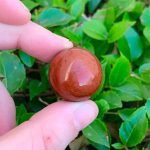 20mm Small Red Jasper Sphere thegreencrystal