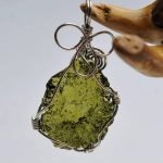 moldavite necklace pendant