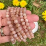 peach moonstone Jewelry Peach Moonstone Bracelet