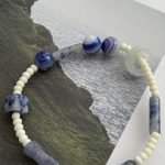 natural Agate And Jade Gemstone Bracelet