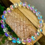 8mm angel aura quartz bead bracelet thegreencrystal