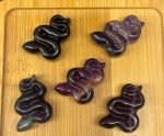 Crystal Snake Carvings