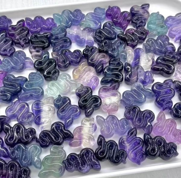 Crystal Snake Carvings