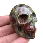 Dragon Blood quartz crystal skull thegreencrystal