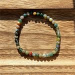 4 mm Indian Agate Bracelet