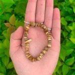 Brown Jasper Stone Picture Jasper Chip Bracelet