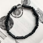 Landscape Jasper Shoushan Stone Bracelet Set