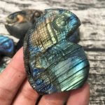 Labradorite Quartz Chameleon Home Decoration