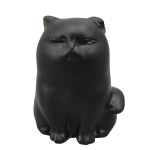 Obsidian Cat Carvings thegreencrystal