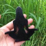 Natural Obsidian Yoga Goddess
