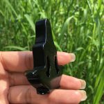 Obsidian Crystal Sculpture Yoga Goddess thegreencrystal