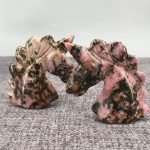 Rhodonite Unicorn Quartz Animal thegreencrystal