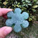 green strawberry Snowflakes Carvings
